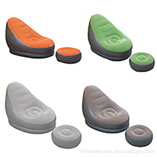 Comfortable relax recliner inflatable lazy sofa chair beanbag lounge chair inflatable living room party air sofa chair set
